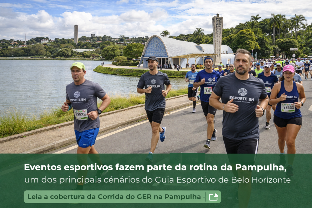 Caminhada na Pampulha em BH durante a manhã na orla da lagoa